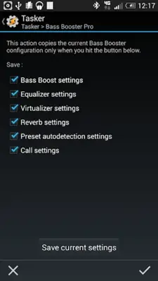 Bass Booster Tasker Plugin android App screenshot 2